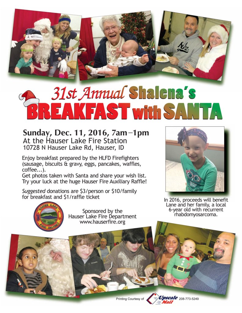 Breakfast with Santa 2016 Lane